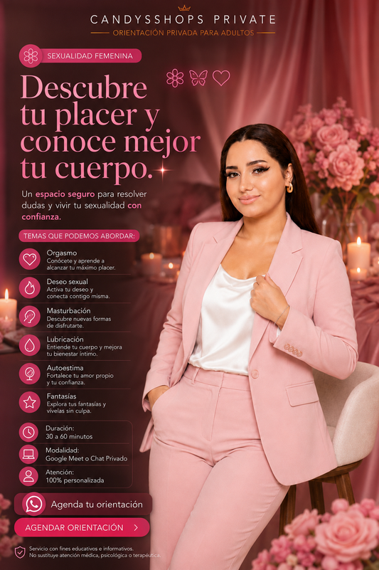 Descubre tu placer y conoce mejor tu cuerpo/ Candysshopsprivate